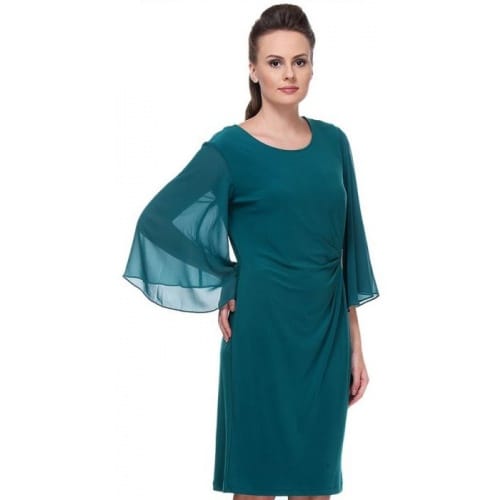 Fuegobella Women Sheath Green Dress - Image 2