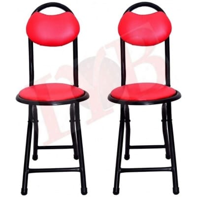 IYB - Red folding chair set of 2