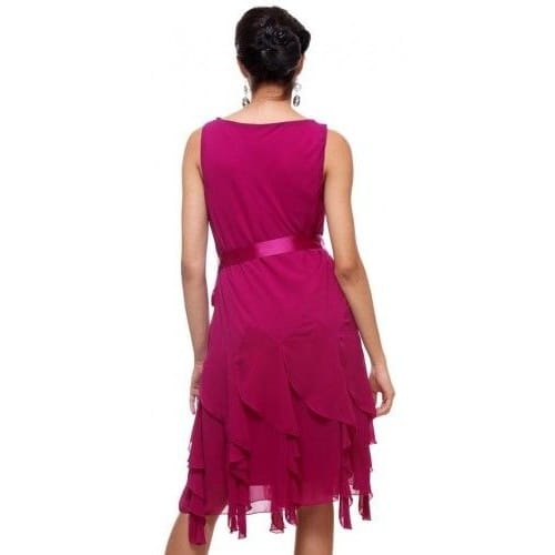 Fuegobella Women Fit and Flare Pink Dress - Image 2