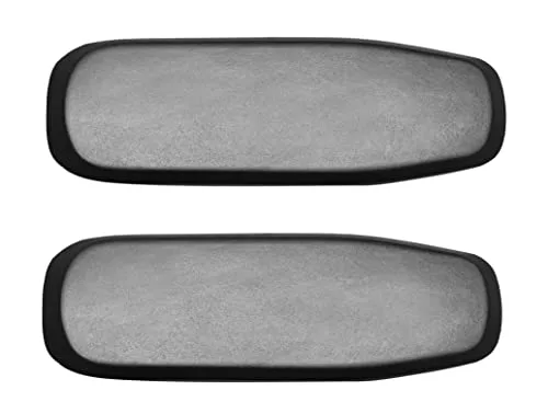 IYB-Gaming Chair Replacement Armrest Arm Pads Universal Soft PU Leather Office Chair Parts(1 Pair) Black