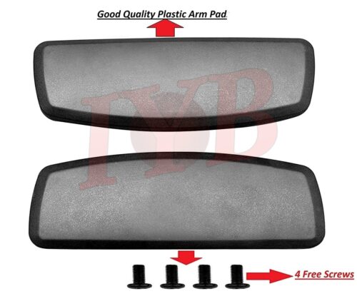 IYB-Office Chair Replacement Plastic,Chair Armrest Pads for Supporting Arms and Elbow (with 4 Free Screws) PP PAD2 - Image 4