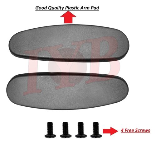 IYB-Office Chair Replacement Plastic Arm Pads, Chair Armrest Pads for Supporting Arms and Elbow (with 4 Free Screws)PP PAD 4 - Image 3
